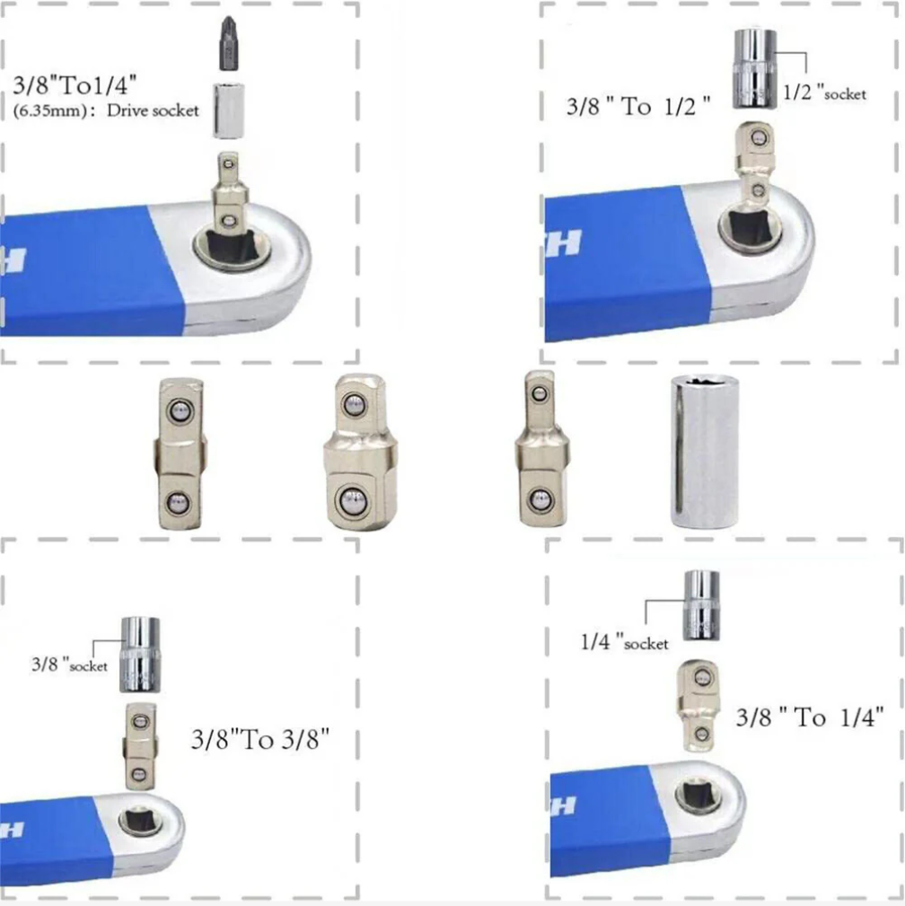 PRO-ZERO Offset Extension Wrench Set